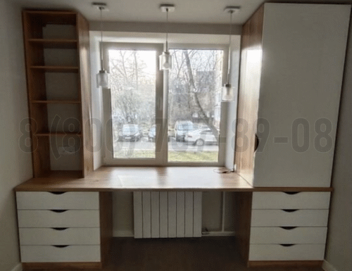 Рабочая зона у окна в Ступино
