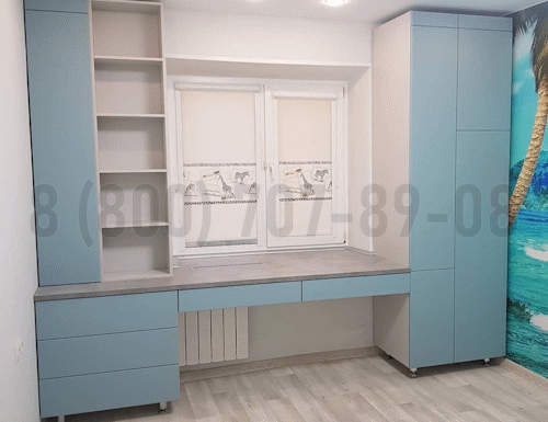 Шкаф со встроенным столом в Ступино
